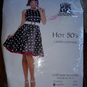 Hot 50's costume size Md 8-10 /#179